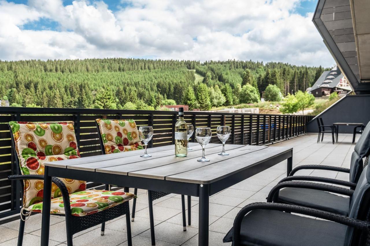 Mountain Apartments Klinovec Hexagon Лоучна-под-Клиновцем Экстерьер фото