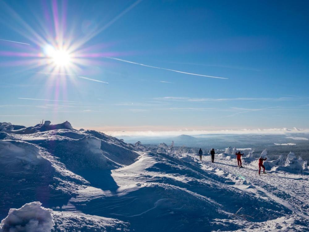 Mountain Apartments Klinovec Hexagon Лоучна-под-Клиновцем Экстерьер фото